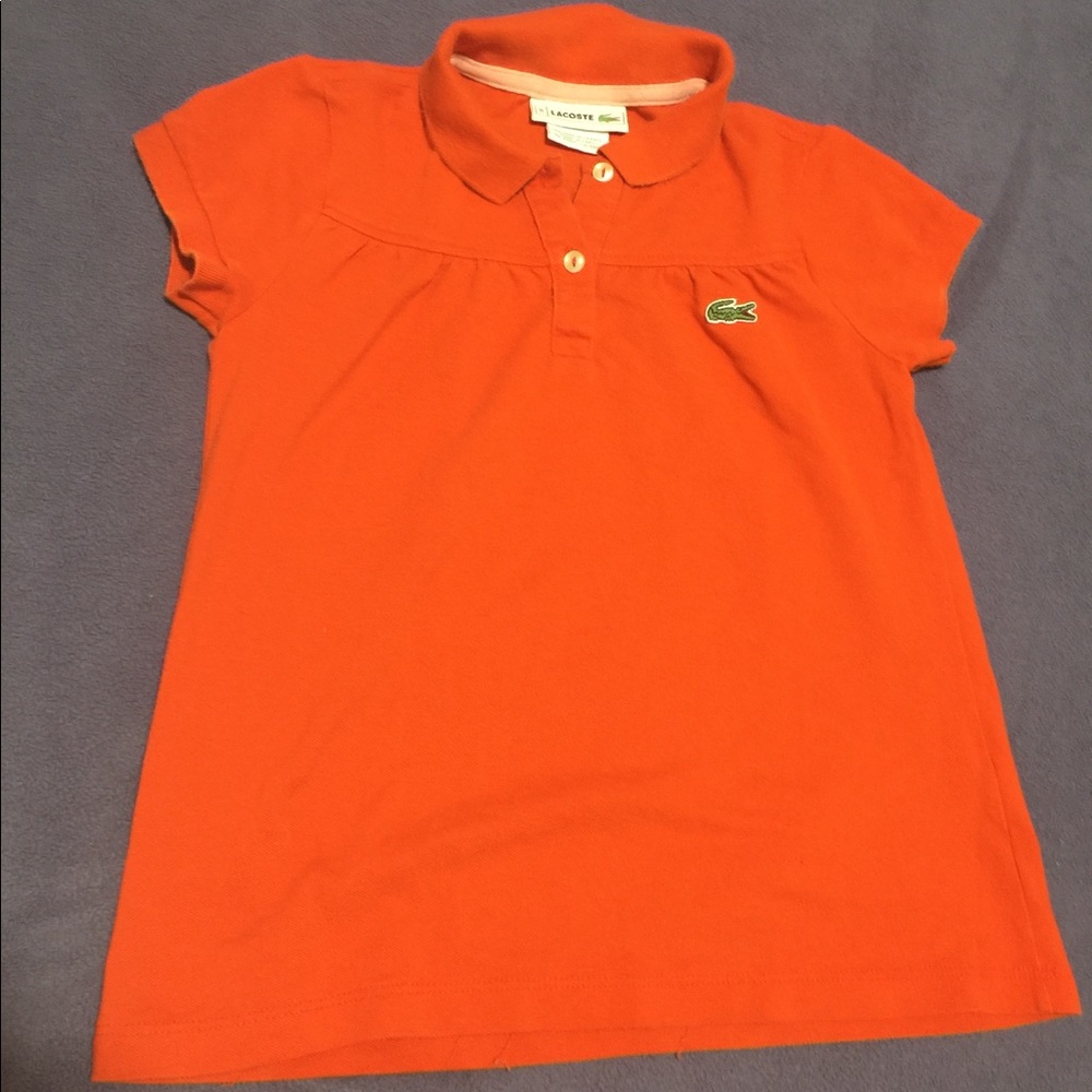 Cute Lacoste short sleeve collared shirt.